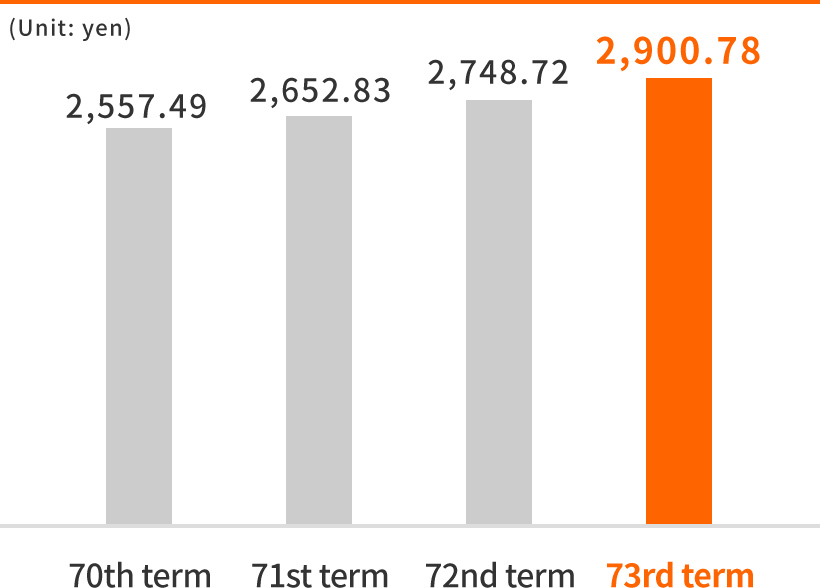 Net asset value per share